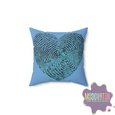 Feeling Is Healing Faux Suede Square Pillow - MOODOVATION