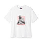 Intense Feelings – Rose Pink Print Unisex Oversized Tee Printify