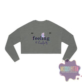 Feeling Is Healing Cropped Sweatshirt - MOODOVATION