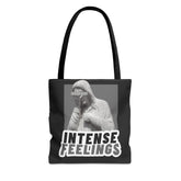 Intense Feelings Tote Bag - Grey Print Moodovation