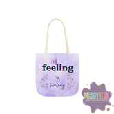 Feeling Is Healing Canvas Tote Bag - Orchid - MOODOVATION