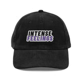 Intense Feelings - Vintage Corduroy Embroidery Hat Moodovation