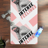 Intense Feelings – Rose Pink Premium Rubber Yoga Mat Moodovation