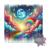 Rainbow Road To Infinity Matte Canvas - MOODOVATION