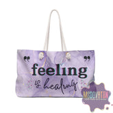 Feeling Is Healing Weekender Bag - Orchid - MOODOVATION