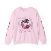 In October We Wear Pink – Breast Cancer Awareness Unisex Crewneck Sweatshirt Moodovation