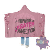 Compassion Snuggle Blanket - Pink - MOODOVATION