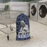 Intense Feelings - Navy Blue Laundry Bag Moodovation
