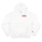 Intense Feelings Champion Unisex Hoodie - Black/Rose Pink Print Moodovation