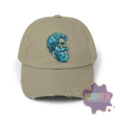 Marcus Aurelius Stoic - Unisex Distressed Vintage Hat - MOODOVATION