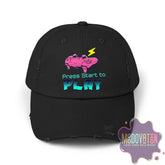 Game Over - Unisex Distressed Vintage Hat - MOODOVATION