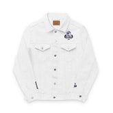 Intense Feelings - Unisex Embroidered Unisex Denim Jacket Moodovation