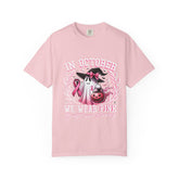 In October We Wear Pink – Breast Cancer Awareness Unisex T-Shirt Moodovation