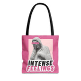 Intense Feelings Tote Bag - Pink Print Moodovation