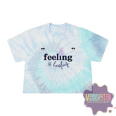 Feeling Is Healing Tie-Dye Crop Tee - MOODOVATION