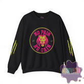 No Pain No Gain Unisex Heavy Blend Crewneck Sweatshirt - MOODOVATION