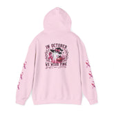 In October We Wear Pink – Unisex Heavy Blend Hoodie Moodovation