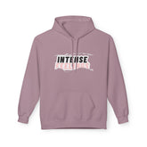 Intense Feelings Unisex Midweight Hoodie - Rose Pink Print Moodovation