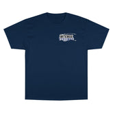 Intense Feelings - Navy Print Unisex Champion T-Shirt Moodovation