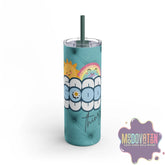 Good Things Skinny Matte Tumbler  20oz - Teal - MOODOVATION