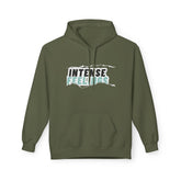 Intense Feelings Unisex Midweight Hoodie - Cyan Print Moodovation