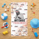 Intense Feelings Beach Towel - Rose Pink Moodovation
