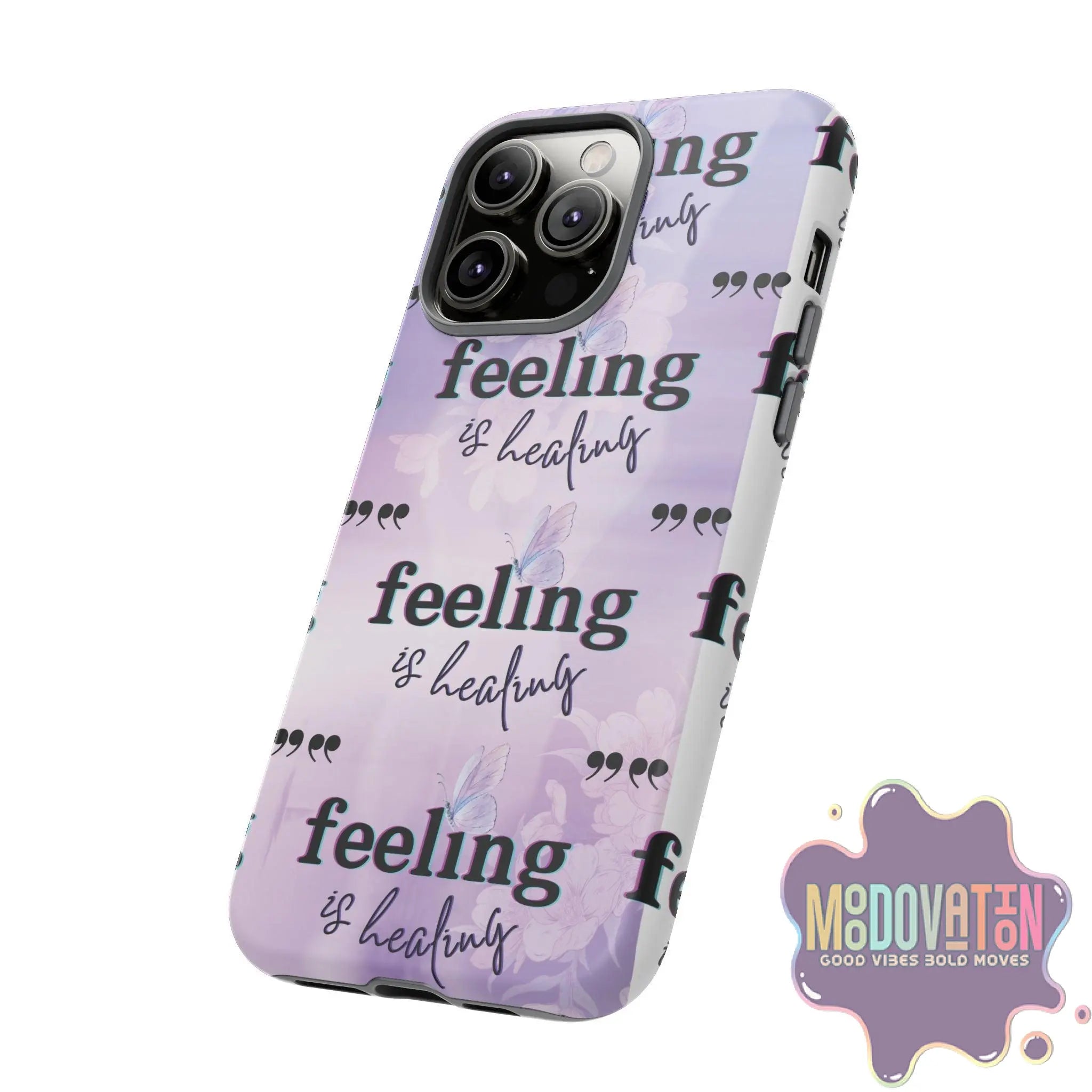 Feeling Is Healing Phone Case - Lilac - MOODOVATION