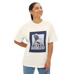 Intense Feelings – Navy Unisex Oversized Tee