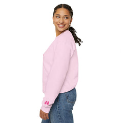 Courage, Strength & Faith – Breast Cancer Awareness Unisex Crewneck Sweatshirt