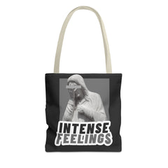 Intense Feelings Tote Bag - Grey Print