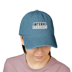 Intense Feelings - Embroidered Denim Hat