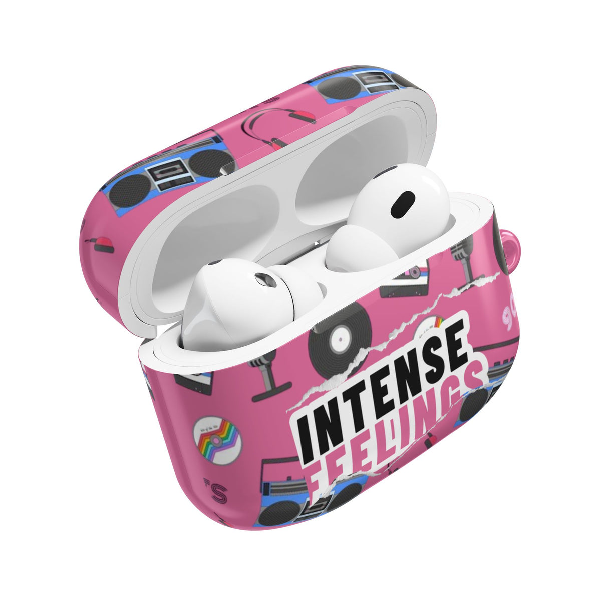 Intense Feelings - Pink Airpod Case