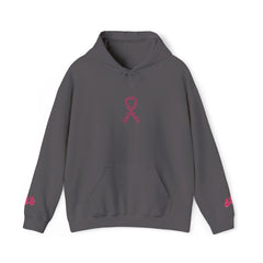 Pink Ribbon Awareness Hoodie, Unisex Sweatshirt for Fundraising, Breast Cancer Awareness Month, Inspirational Gift, Cozy Jumpsuit