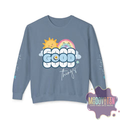 Good Things Unisex Lightweight Crewneck Sweatshirt - Spring Edition Moodovation