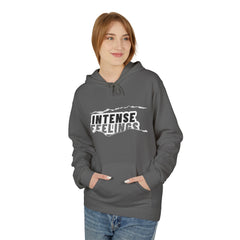 Intense Feelings Unisex Midweight Hoodie - Grey Print