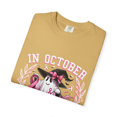 In October We Wear Pink – Breast Cancer Awareness Unisex T-Shirt