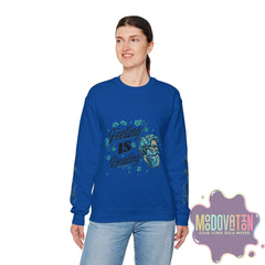 Feeling Is Healing Unisex Heavy Blend Crewneck Sweatshirt - MOODOVATION