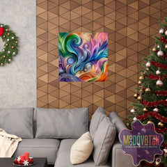 Ethereal Flow Matte Poster - MOODOVATION