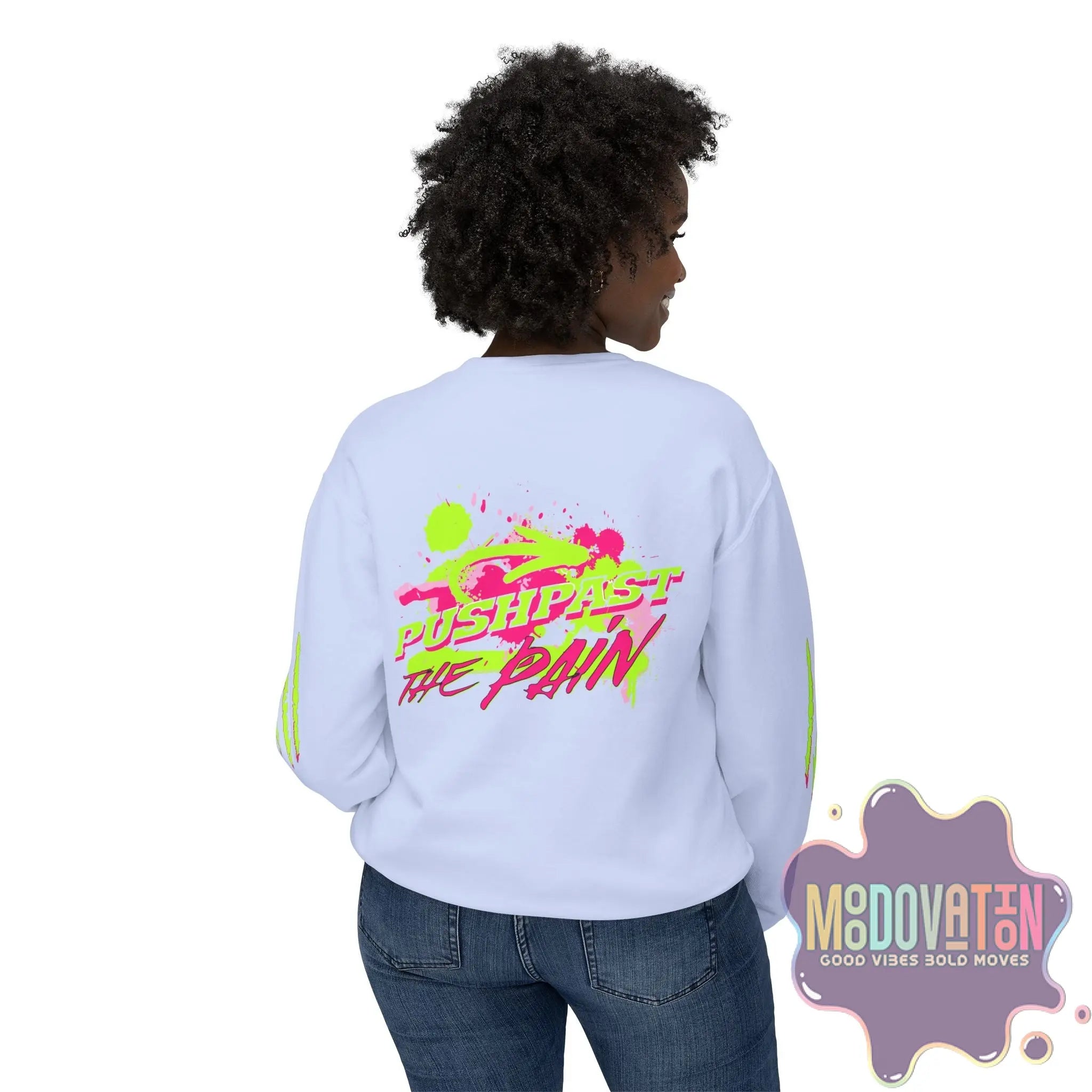 No Pain No Gain Unisex Lightweight Crewneck Sweatshirt - Spring Edition Moodovation