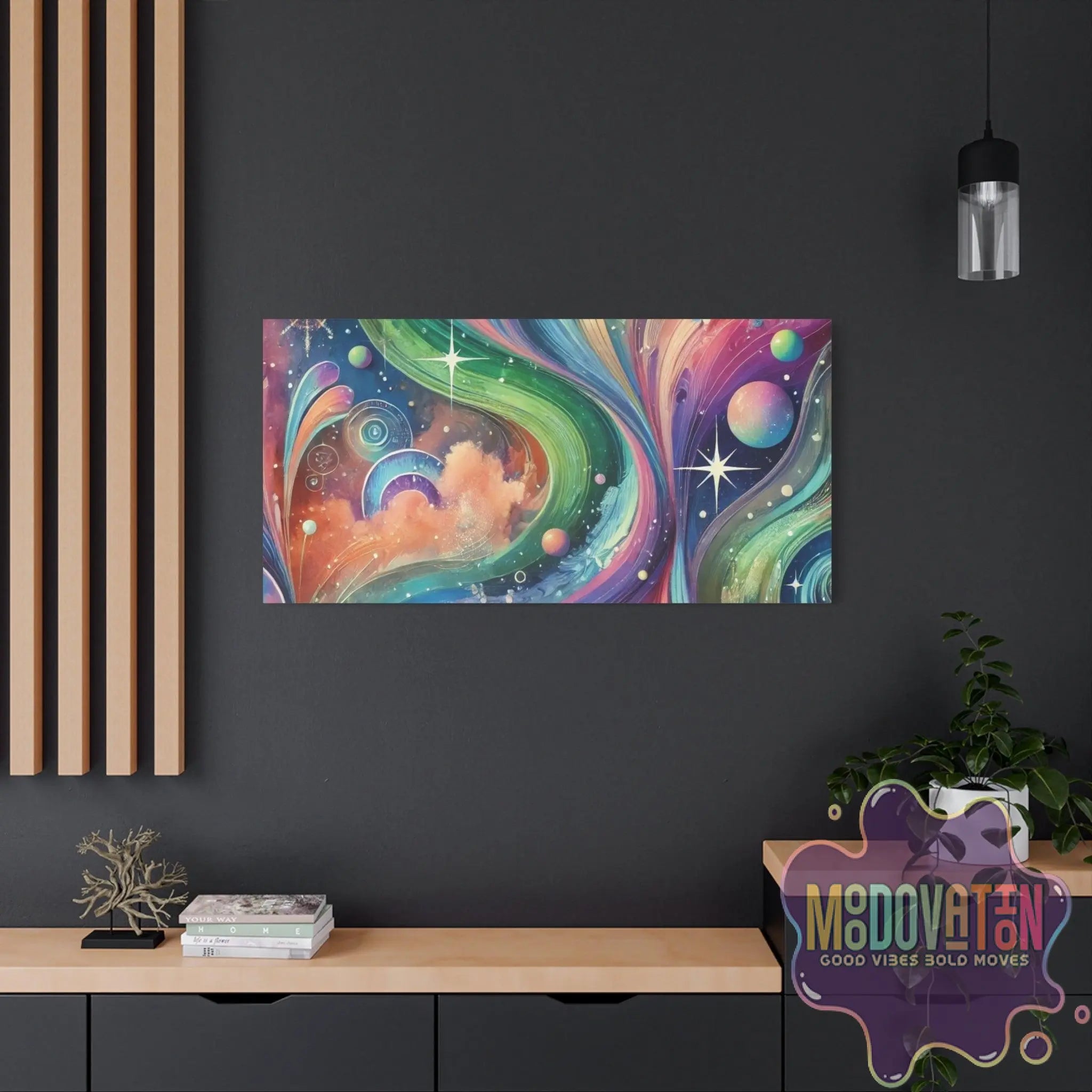 Cosmic Symphony Matte Canvas - MOODOVATION