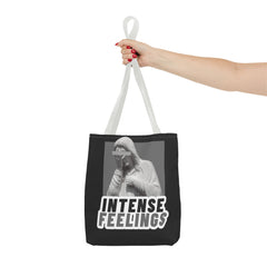Intense Feelings Tote Bag - Grey Print