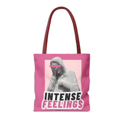 Intense Feelings Tote Bag - Pink Print