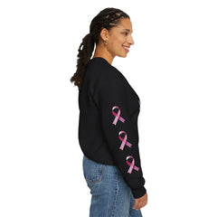 In October We Wear Pink – Breast Cancer Awareness Unisex Crewneck Sweatshirt