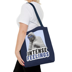 Intense Feelings Tote Bag - Navy Print