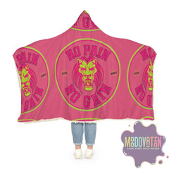 No Pain No Gain Snuggle Blanket - Watermelon Pink - MOODOVATION