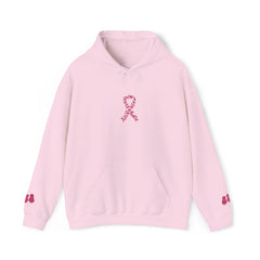Pink Ribbon Awareness Hoodie, Unisex Sweatshirt for Fundraising, Breast Cancer Awareness Month, Inspirational Gift, Cozy Jumpsuit