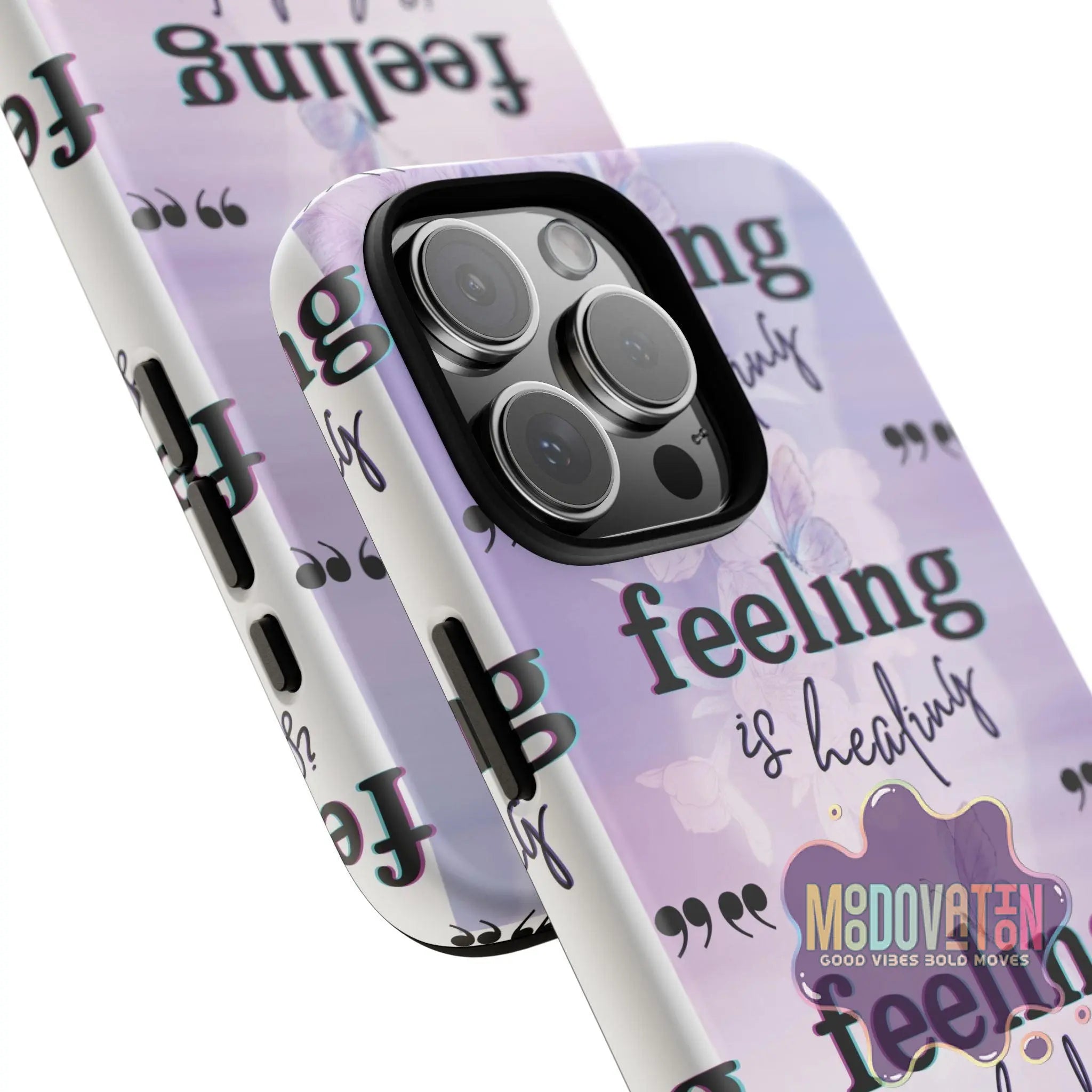 Feeling Is Healing Phone Case - Lilac - MOODOVATION