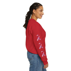 In October We Wear Pink – Breast Cancer Awareness Unisex Crewneck Sweatshirt