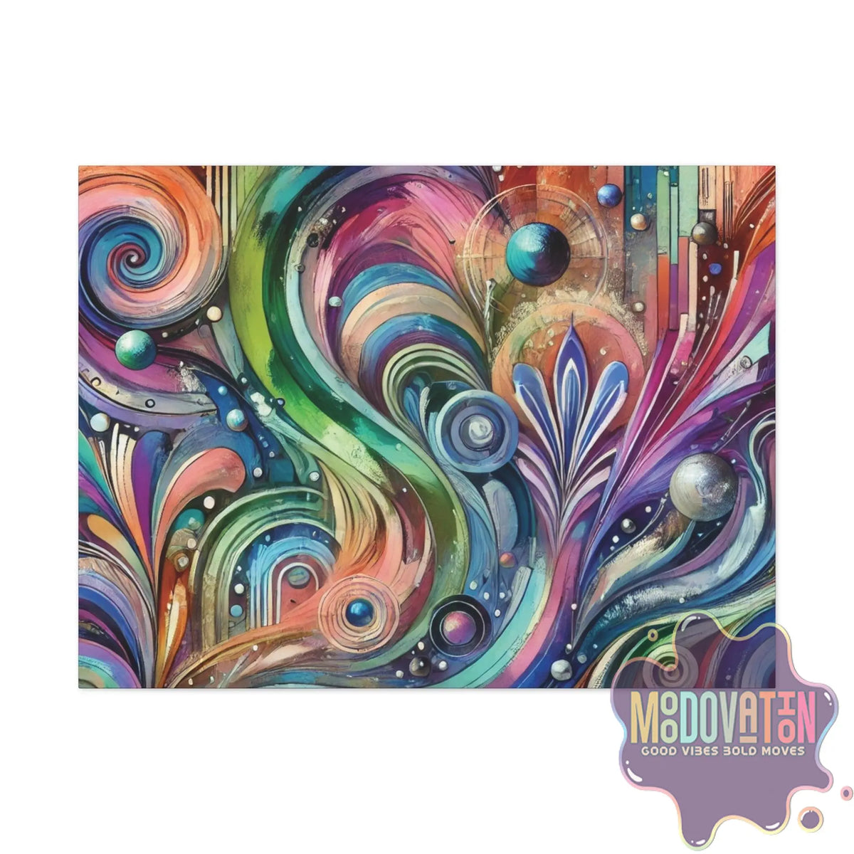 Celestial Crescendo Matte Canvas - MOODOVATION