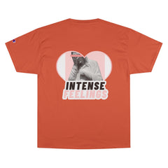 Intense Feelings - Rose Pink Print Unisex Champion T-Shirt